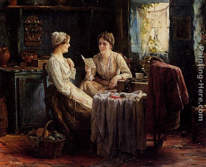 Edward Antoon Portielje The Letter